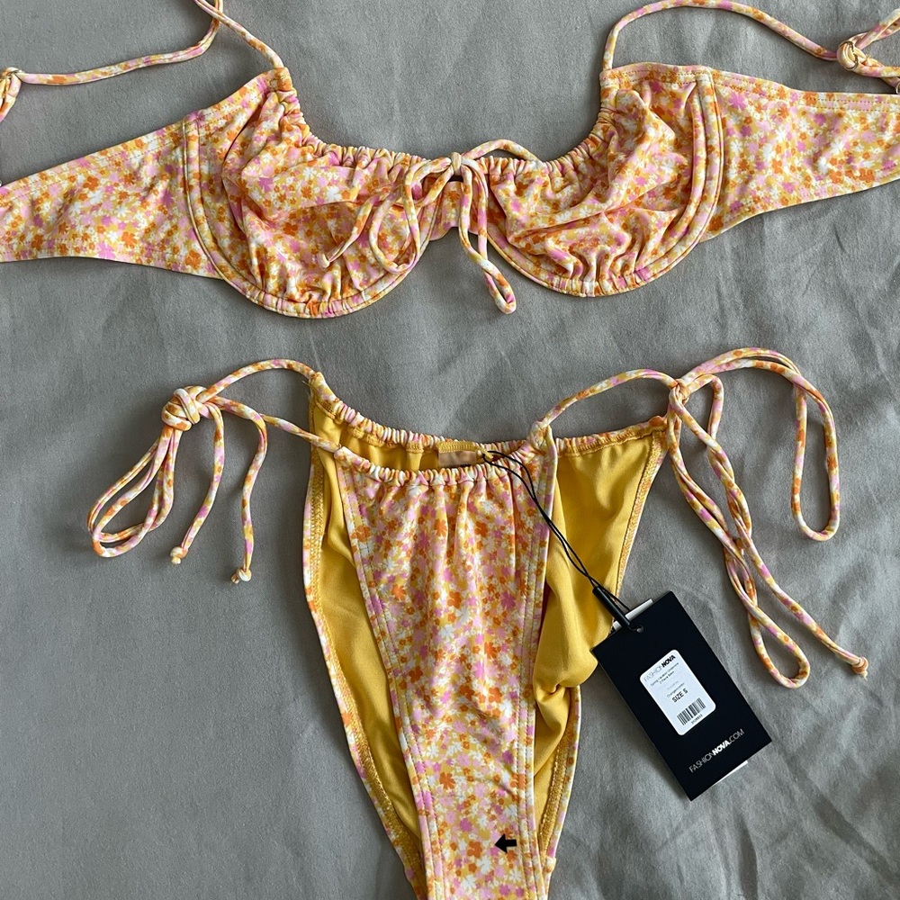 Spring Vacation bikini set from Fashion Nova